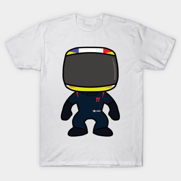 Sergio Perez Custom Mini Figure – F1 2023 Season T-Shirt by GreazyL